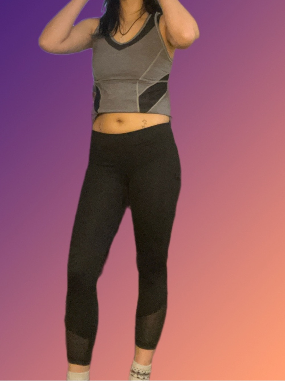 โจ Comfy & Chic: Diadora Black Leggings โจ - Picture 1 of 7